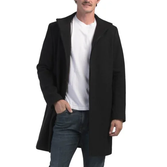 Theory | Jackets & Coats | Theory Black Wool Blend Belvin Clinton